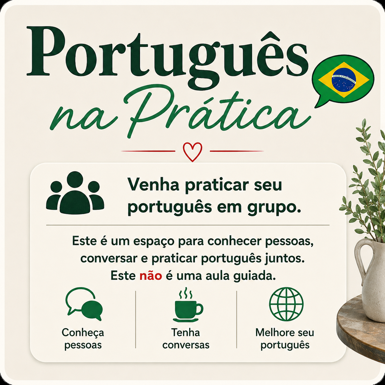 PORTUGUESE PRACTICE - Santiago Speaks Cafe