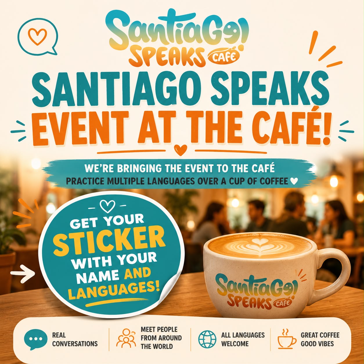 LENGUAGE EXCHANGE - Santiago Speaks Cafe