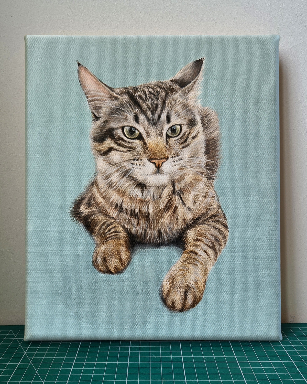 Retrato de Mascota en Bastidor