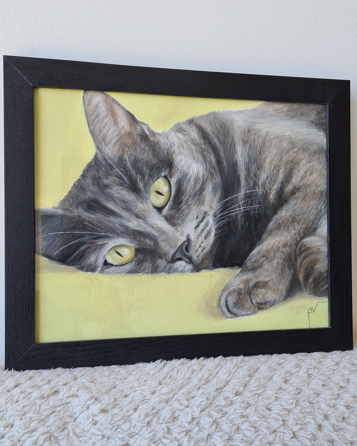 Retrato de Mascota en Tela 20cm x 25cm