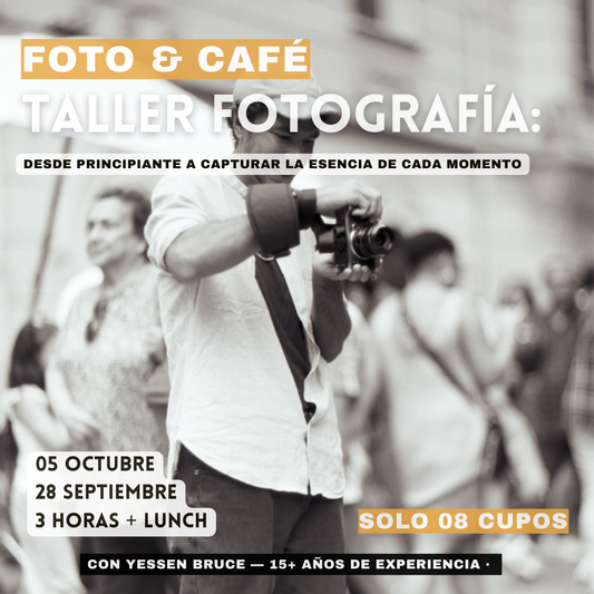 TALLER DE FOTOGRAFÍA: FOTO & CAFÉ