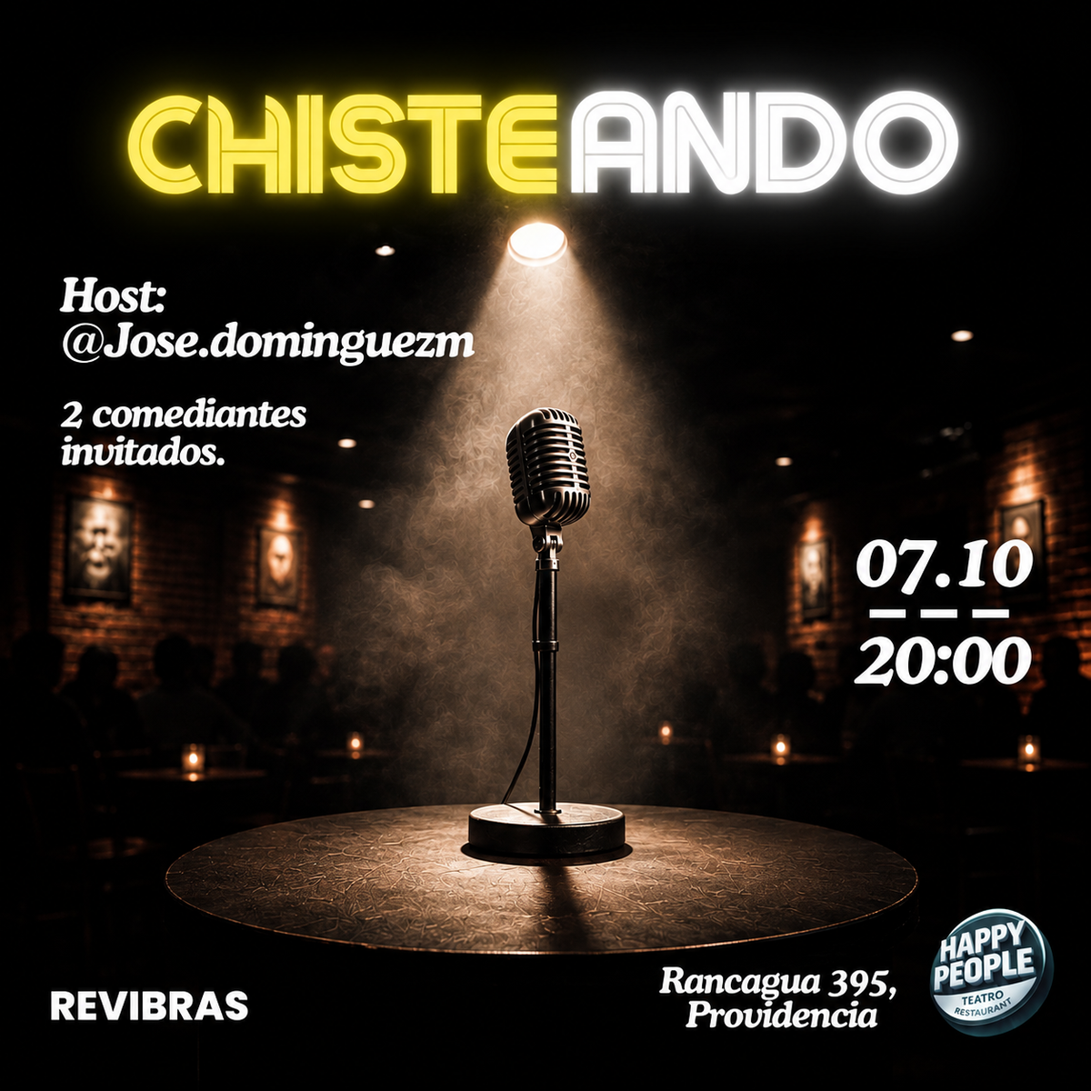 CHISTEANDO - STAND UP COMEDY - SANTIAGO