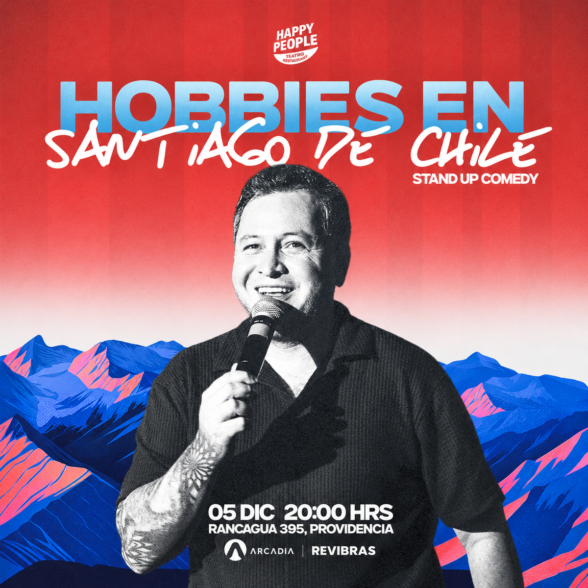 HOBBIES - PEDRO CHAPMAN EN SANTIAGO DE CHILE