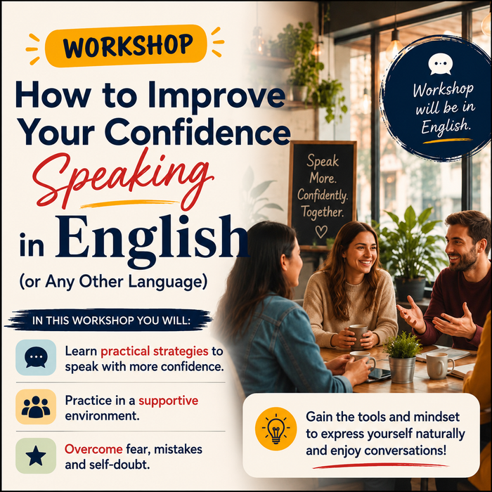 IMPROVE YOUR CONFIDENCE - English Conversation - Santiago Speaks Cafe