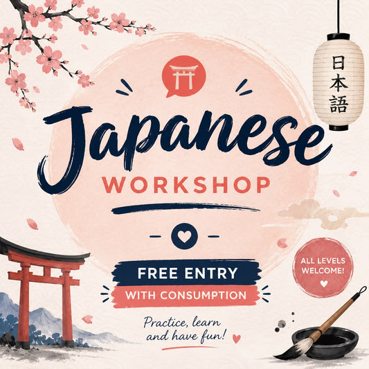 JAPANESE WORKSHOP - Santiago Speaks Cafe